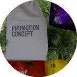 Promotion Concept promo bags in a tree