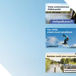 Ads for town of Pälkäne on outdoor LED-screens