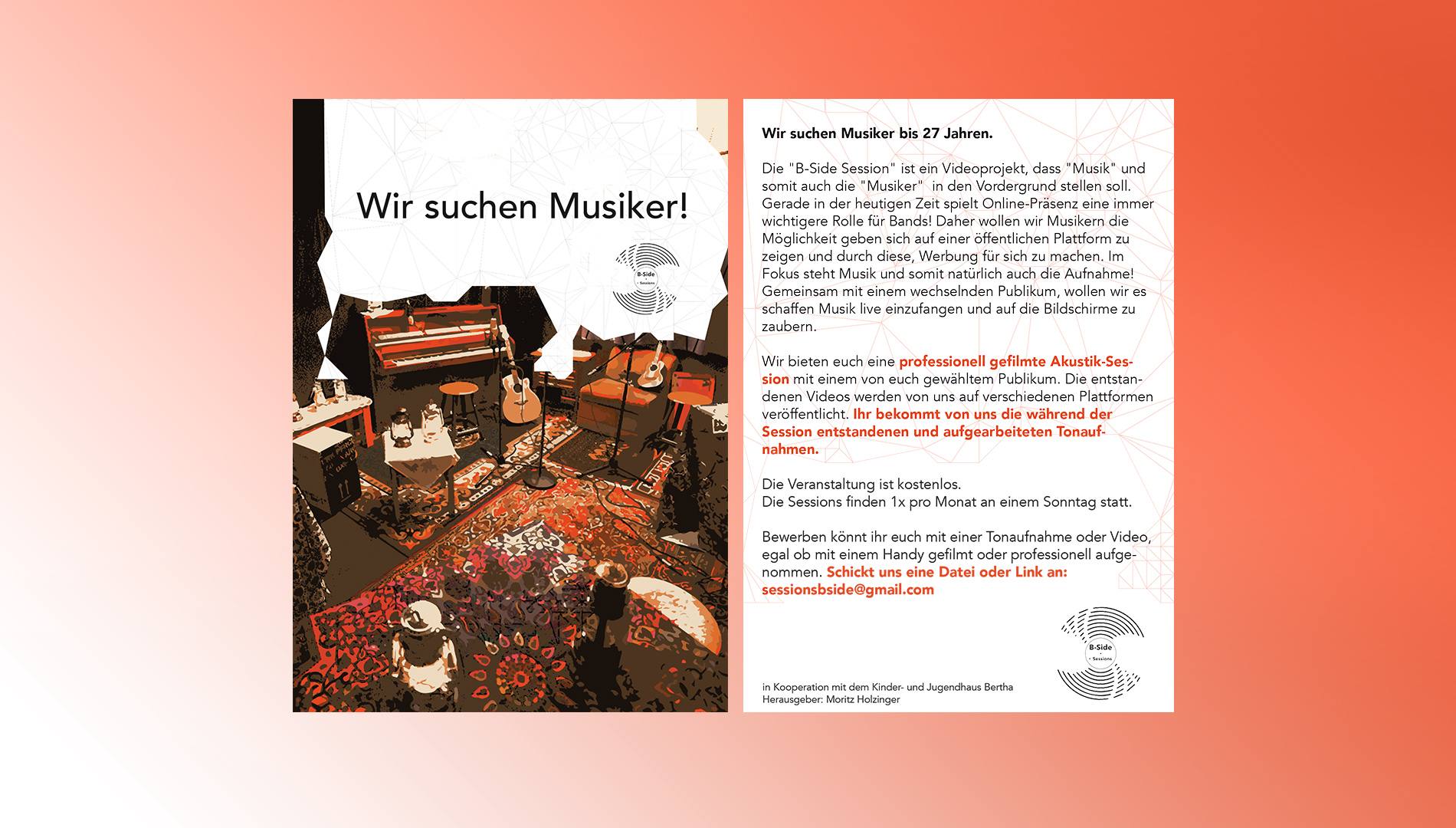 Musikevent flyer design