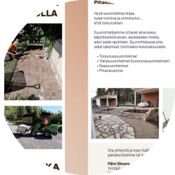 Puu- ja Pihapalvelu Tikka brochure, tree services